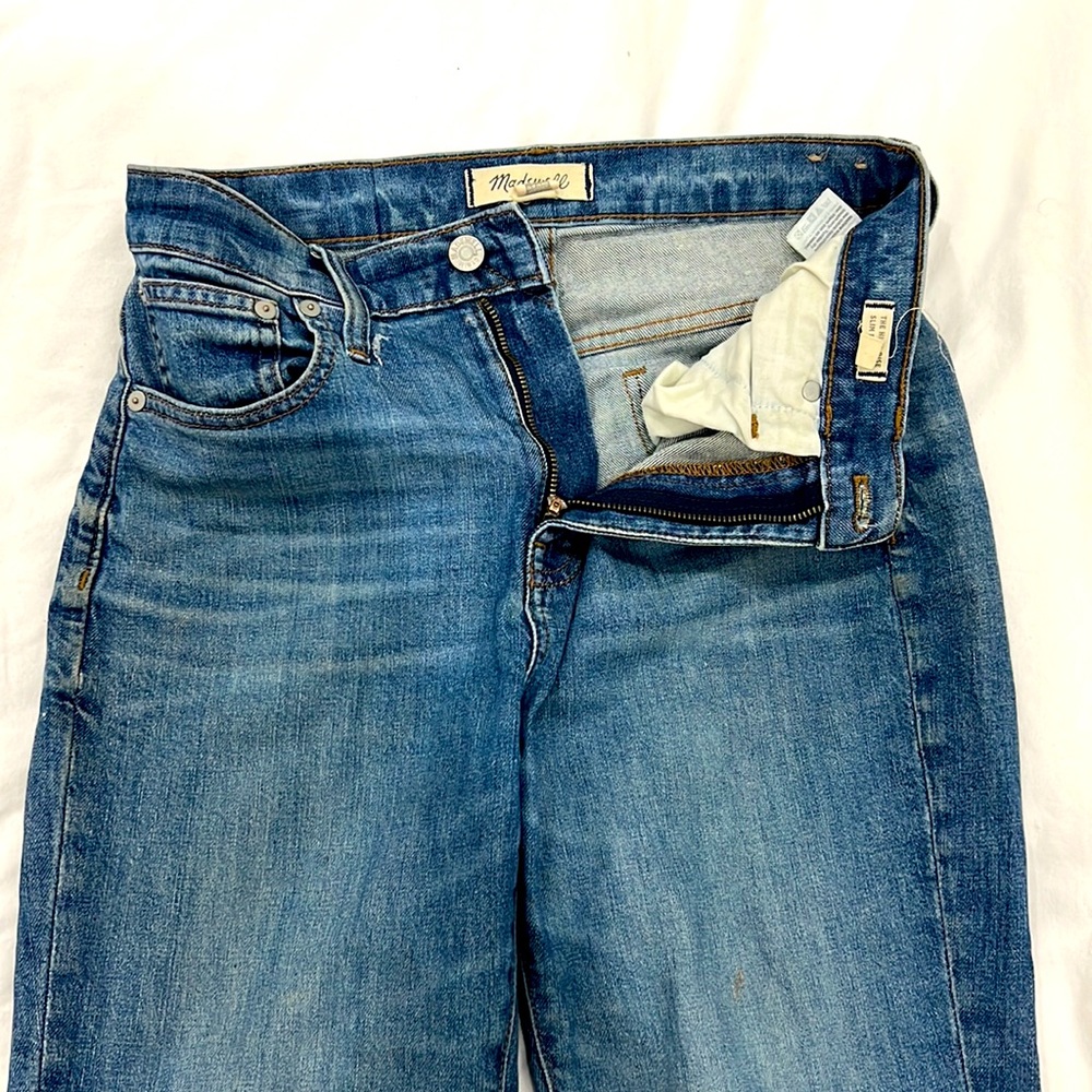 Madewell high rise slim boyjean